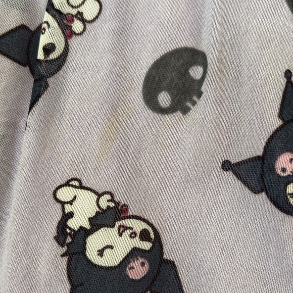 Sanrio Kuromi Mesh Lace-Up Skirt Hot Topic - Picture 4 of 8